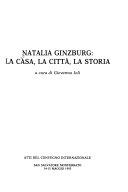 Copertina di Natalia Ginzburg