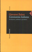 Copertina di L'economia italiana. Evoluzione, problemi e paradossi