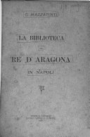 Copertina di La biblioteca dei re d'Aragona in Napoli