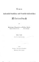 Copertina di Neues italienisch-deutsches und deutsch-italienisches Wörterbuch