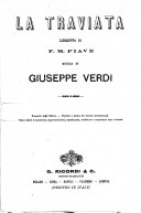 Copertina di La Traviata