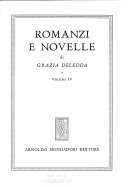 Copertina di Romanzi e novelle