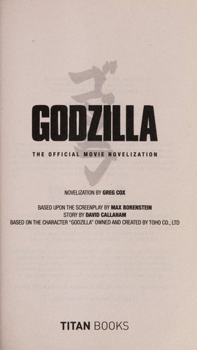 Copertina di Godzilla
