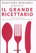 Copertina di Il grande ricettario della cucina italiana