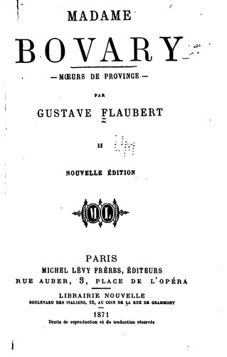 Copertina di Madame Bovary [2/2]