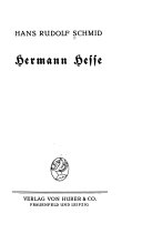 Copertina di Hermann Hesse