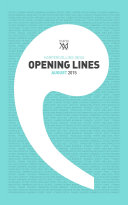 Copertina di HarperCollins Opening Lines August 2015