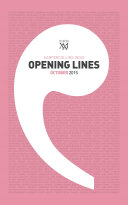 Copertina di HarperCollins Opening Lines 2015