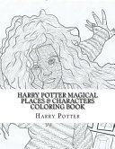 Copertina di Harry Potter Magical Places and Characters Coloring Book