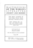 Copertina di Masterpieces of the World's Literature, Ancient and Modern ...