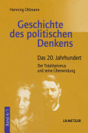 Copertina di Geschichte des politischen Denkens