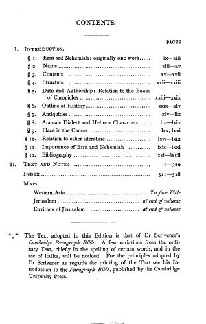 Copertina di The Books of Ezra and Nehemiah with Introduction, Notes and Maps