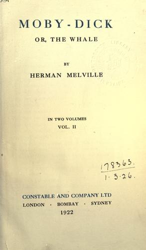 Copertina di Moby Dick. 2/2