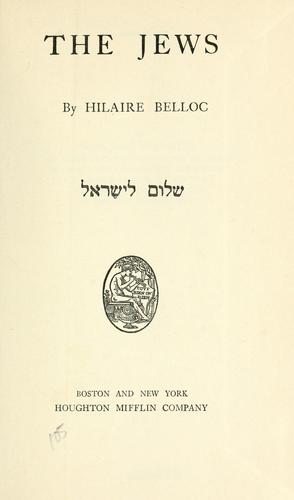 Copertina di The Jews
