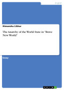 Copertina di The Anarchy of the World State in "Brave New World"