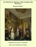 Copertina di An Historical Mystery (The Gondreville Mystery)