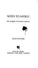 Copertina di Notes to Myself My Struggle to Become a Person
