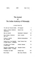 Copertina di The Journal of the Indian Academy of Philosophy