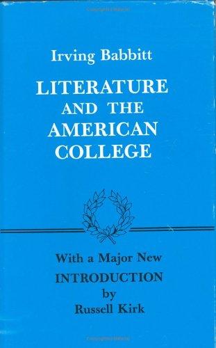 Copertina di Literature and the American college