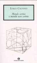 Copertina di Mondo scritto e mondo non scritto