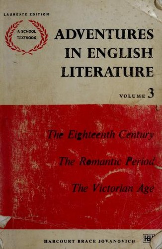 Copertina di Adventures in English Literature -- Volume 3