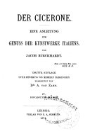 Copertina di Der Cicerone