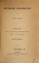 Copertina di Deutsche Grammatik