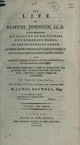 Copertina di Life of Samuel Johnson
