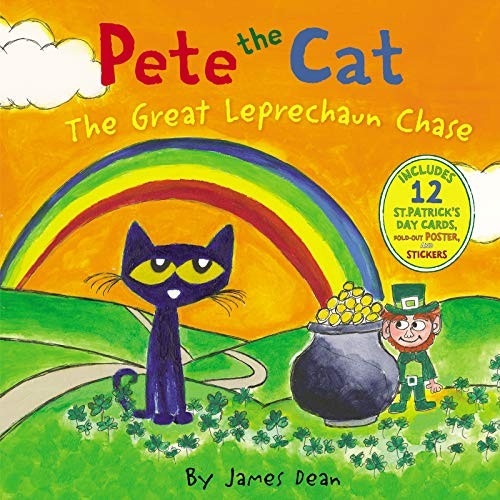 Copertina di Pete the Cat. The Great Leprechaun Chase