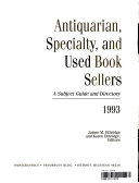 Copertina di Antiquarian, Specialty, and Used Book Sellers