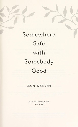 Copertina di Somewhere safe with somebody good