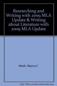 Copertina di Writing about Literature with 2009 MLA Update