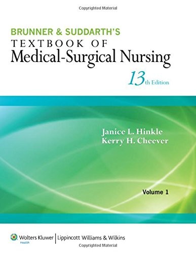 Copertina di Brunner & Suddarth's Textbook of Medical-Surgical Nursing (Textbook of Medical-Surgical Nursing (Brunner & Sudarth's) () "Vol 1 & Vol 2"