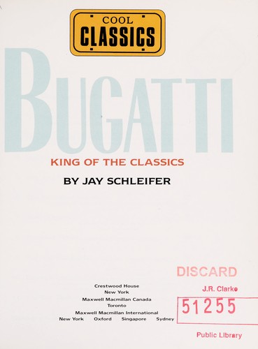 Copertina di Bugatti