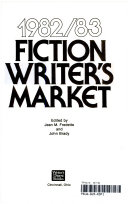 Copertina di Fiction Writer's Market, 1982-83