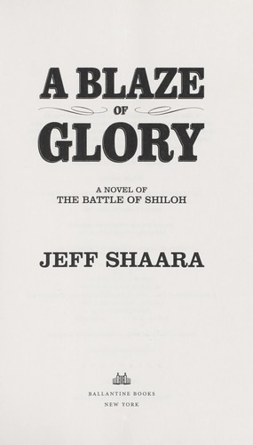 Copertina di A blaze of glory