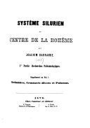 Copertina di Systême Silurien Du Centre de la Bohême