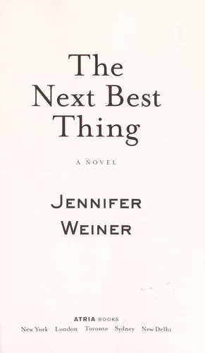 Copertina di The next best thing