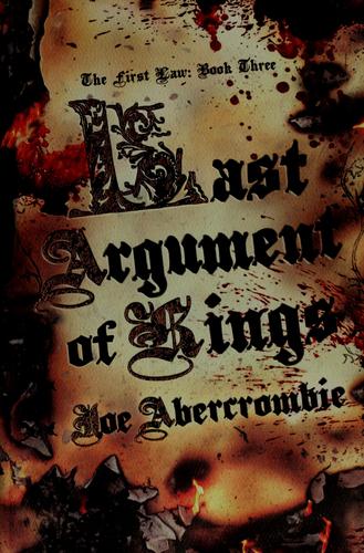 Copertina di Last Argument of Kings