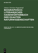 Copertina di N – Q. Berichtsjahre 1932 bis 1962, Lieferung 5