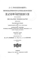 Copertina di Biographisch-literarisches Handwörterbuch
