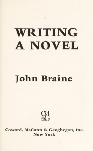 Copertina di Writing a novel