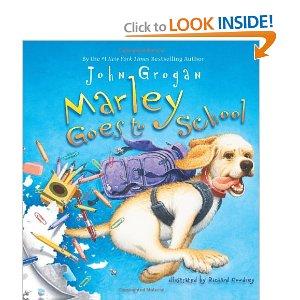 Copertina di Marley goes to school
