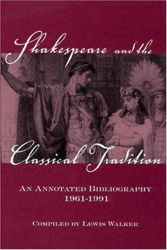 Copertina di Shakespeare and the classical tradition