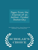 Copertina di Pages from the Journal of an Author, Fyodor Dostoevsky - Scholar's Choice Edition