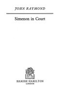 Copertina di Simenon in Court