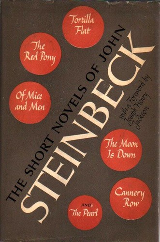 Copertina di The Short Novels of John Steinbeck (Cannery Row / Moon is Down / Of Mice and Men / Pearl / Red Pony / Tortilla Flat)