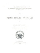 Copertina di Contributions to North American Ethnology