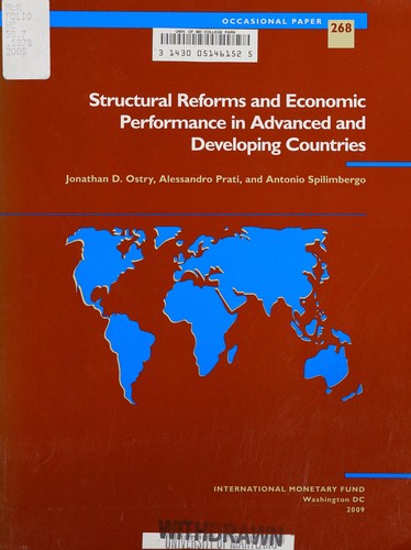 Copertina di Structural reforms and economic performance in advanced and developing countries