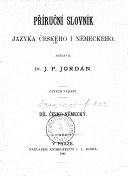 Copertina di Hand-Wörterbuch der böhmischen und deutschen Sprache